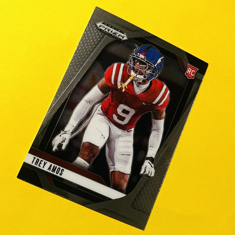 2025 Panini Prizm Draft Picks Trey Amos Rookie RC #89 Ole Miss Rebels